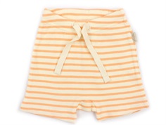 Petit Piao shorts peach naught/eggnog stripes